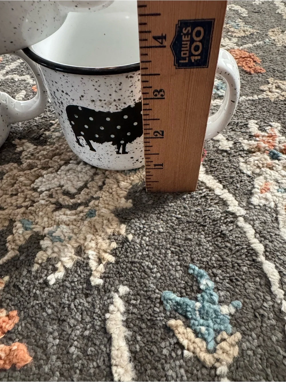 3 Clay Art Mugs Poka Dot Cows EWE CRAZY 13 oz